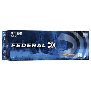 Federal – Power-Shok 270 WSM, 130 Gr. JSP 20rds.