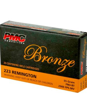 PMC – Bronze .223REM 55Gr. FMJ-BT 20rds.