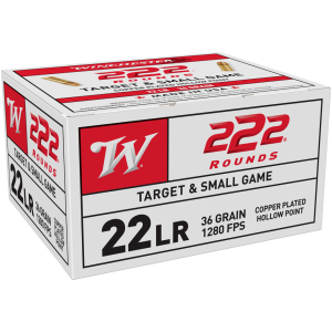Winchester – 22LR White Box 36Gr. CPHP 222rds.