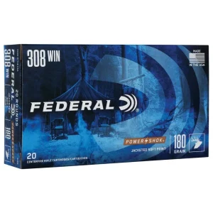 Federal – Power-Shok .308 Winchester 180Gr. JSP 20rds.