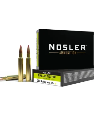 Nosler – 280 Ackley Improved 140gr Ballistic Tip 20rds.