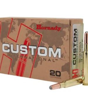 Hornady – 30‑06 Springfield 220gr. RN Custom International 20rds.