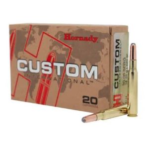 Hornady – 30‑06 Springfield 220gr. RN Custom International 20rds.