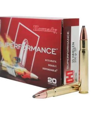 Hornady – 35 Whelen 200gr. SP Superformance 20rds.