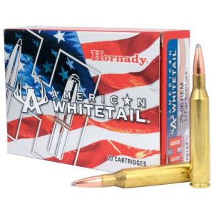 Hornady – 25‑06 Rem 117gr. InterLock BTSP American Whitetail 20rds.