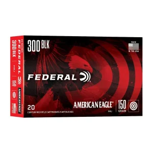 Federal – American Eagle 300 Blackout, 150Gr. FMJ-BT 20rds.