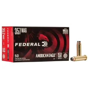 Federal – American Eagle 357 Mag. 158 Grain, JSP 50rds.