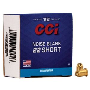 CCI – Noise Blanks, 22 Short, 0 Grain, Blank 100rds.
