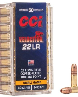 CCI – Velocitor 22 LR, 40Gr. CPHP 50rds.