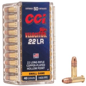 CCI – Velocitor 22 LR, 40Gr. CPHP 50rds.