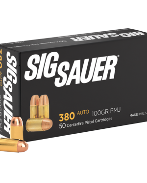 Sig Sauer – 380AUTO 100GR. Elite Ball FMJ 50rds.