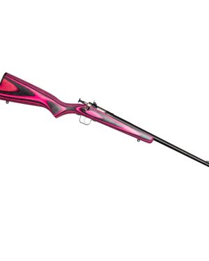 Crickett Rifle – Pink/black Laminated Blued .22LR