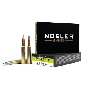 Nosler – 30-06 Springfield 165gr. Ballistic Tip 20rds.