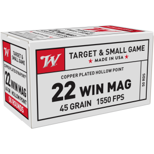Winchester – White Box .22WMR 45Gr. 50rds.